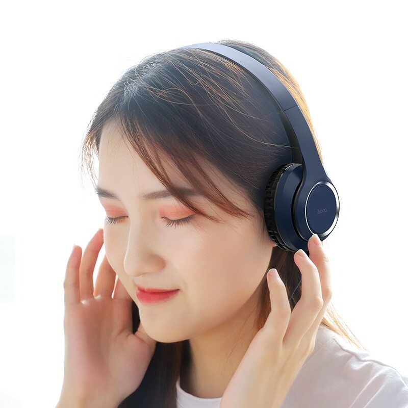 Bluetooth-гарнитура Hoco W28 Journey Blue (29861)