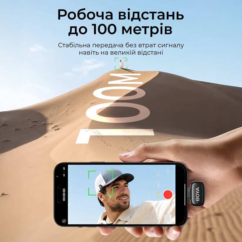 Микрофон BOYA mini 2-02 Type-C Black