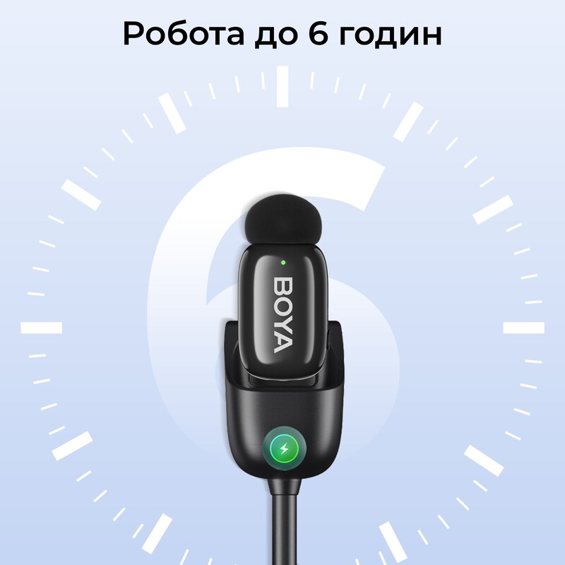 Микрофон BOYA mini 2-04 Type-C Black