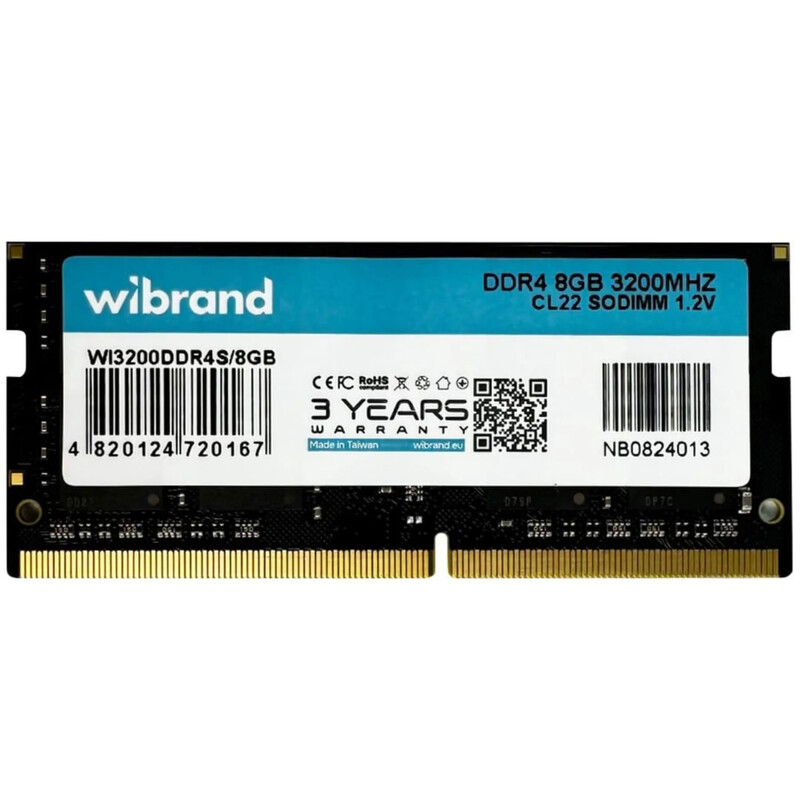Модуль памяти DDR4 8GB/3200 Wibrand (WI3200DDR4S/8GB)