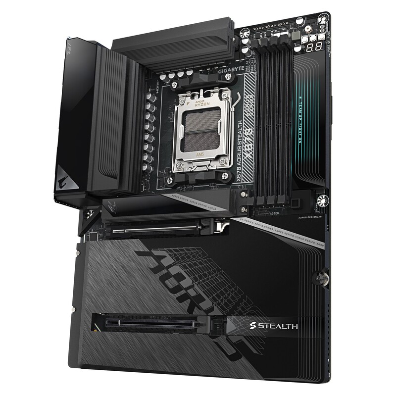 Материнская плата Gigabyte X870 Aorus Stealth Socket AM5