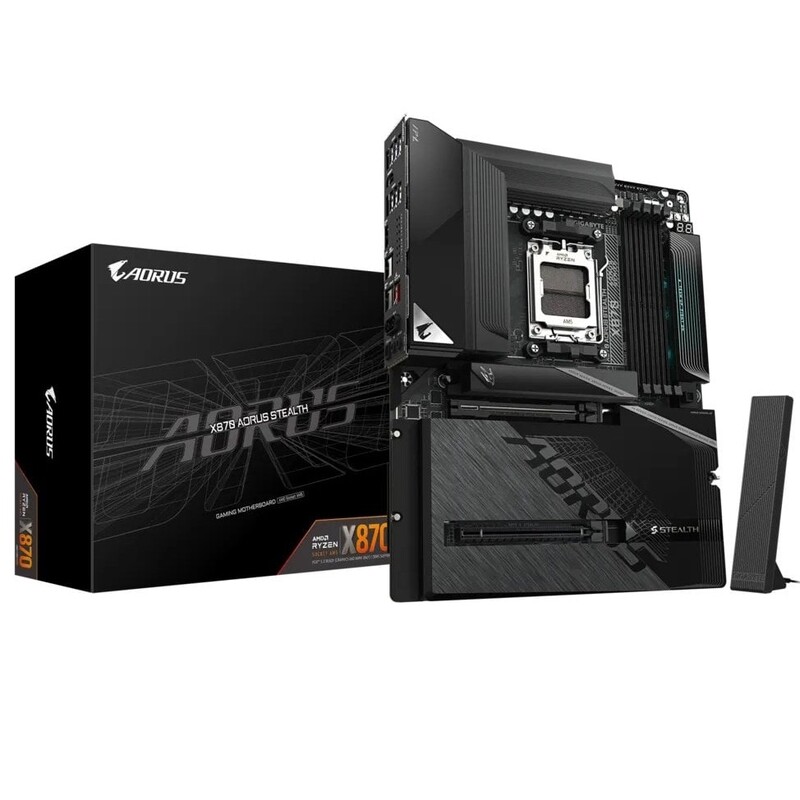 Материнская плата Gigabyte X870 Aorus Stealth Socket AM5