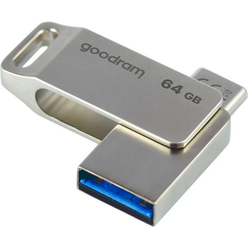Флеш-накопичувач USB3.2 64GB Goodram ODA3 Silver (ODA3-0640S0R11)