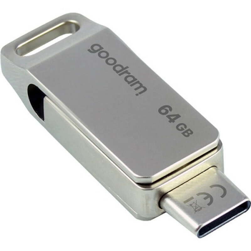 Флеш-накопичувач USB3.2 64GB Goodram ODA3 Silver (ODA3-0640S0R11)