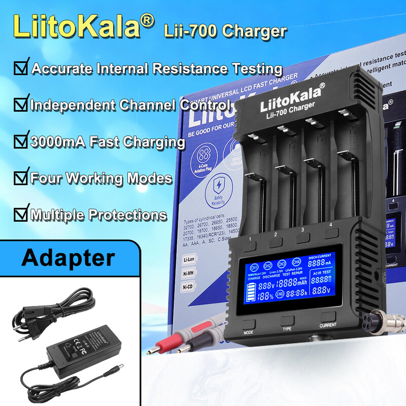 Зарядний пристрій Liitokala Lii-700