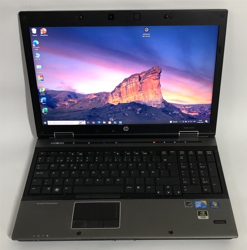Ноутбук HP Elitebook 8540w / 15.6" FullHD / i7-620M / 8GB / 500GB HDD / NVidia Quadro FX 880M, 1GB / Win10Pro / сканер відбитка - Б/в