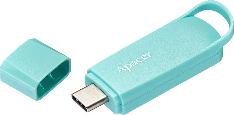Флеш-накопитель USB3.2 Type-C 64GB Apacer AH270 Jelly Mint (AP64GAH270ECO-1)