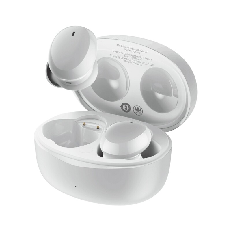 Bluetooth-гарнитура Baseus Bowie E2 TWS White (NGTW090002)