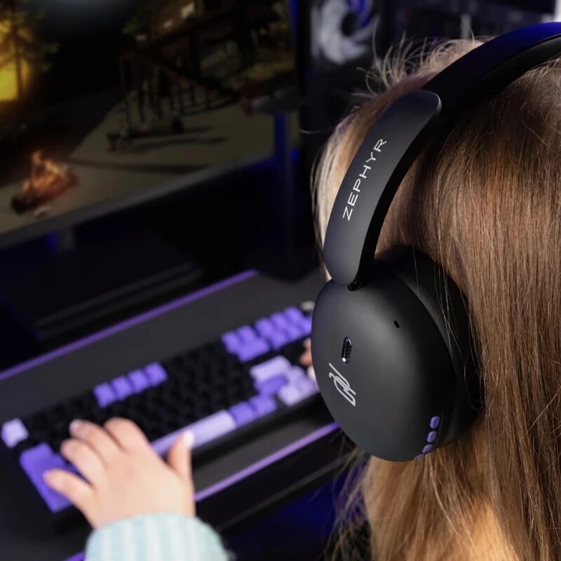 Bluetooth-гарнитура Proove Gaming Zephyr (APP) Black/Purple (WHZP00022001)