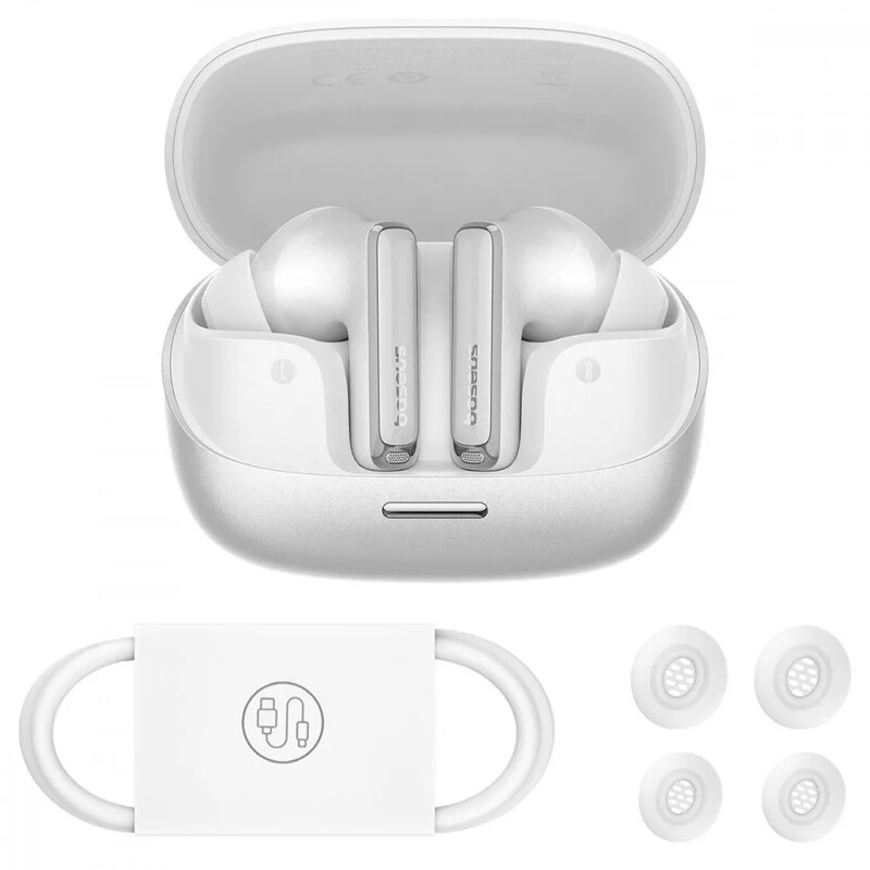 Bluetooth-гарнітура Baseus Bowie M2s Pro TWS White (A00051801213-00)