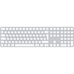 Клавіатура бездротова Apple Magic Keyboard with Touch ID and Numeric Keypad for Mac with Apple silicon Ukrainian White (MXK73UA/A)