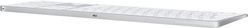 Клавіатура бездротова Apple Magic Keyboard with Touch ID and Numeric Keypad for Mac with Apple silicon Ukrainian White (MXK73UA/A)
