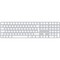 Фото - Клавіатура бездротова Apple Magic Keyboard with Touch ID and Numeric Keypad for Mac with Apple silicon Ukrainian White (MXK73UA/A) | click.ua