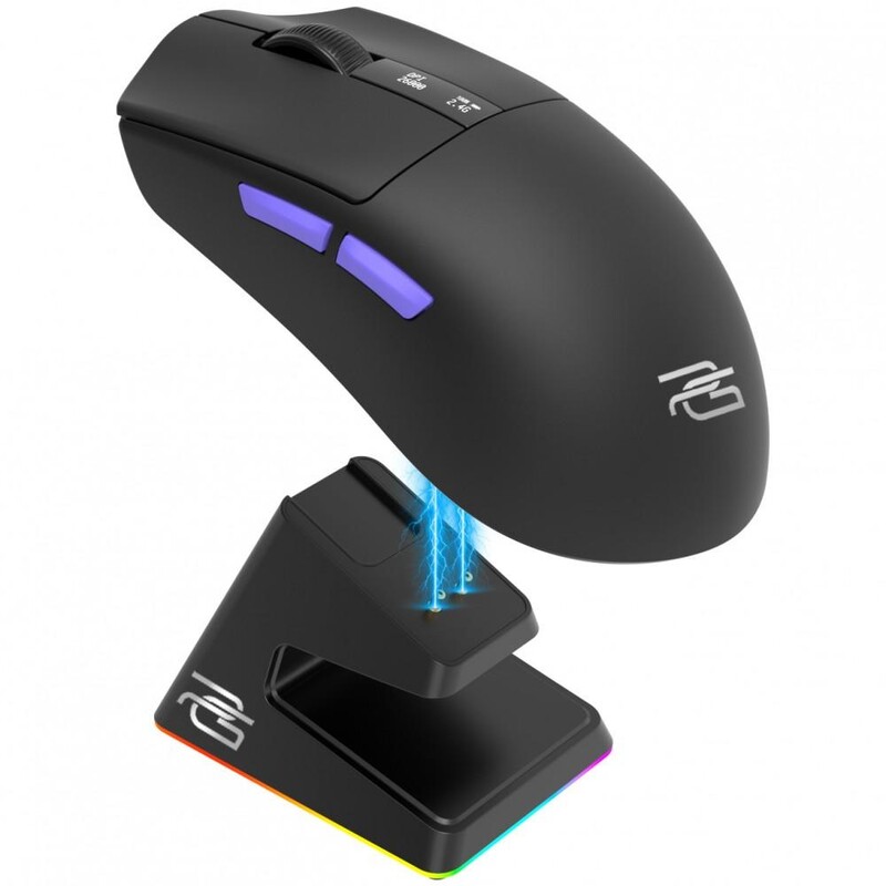 Мышь беспроводная Proove Gaming Jester 8K with Charging Dock Black/Purple (WMJSCD022016)
