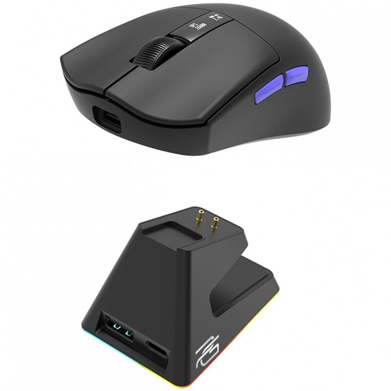 Мышь беспроводная Proove Gaming Jester 8K with Charging Dock Black/Purple (WMJSCD022016)