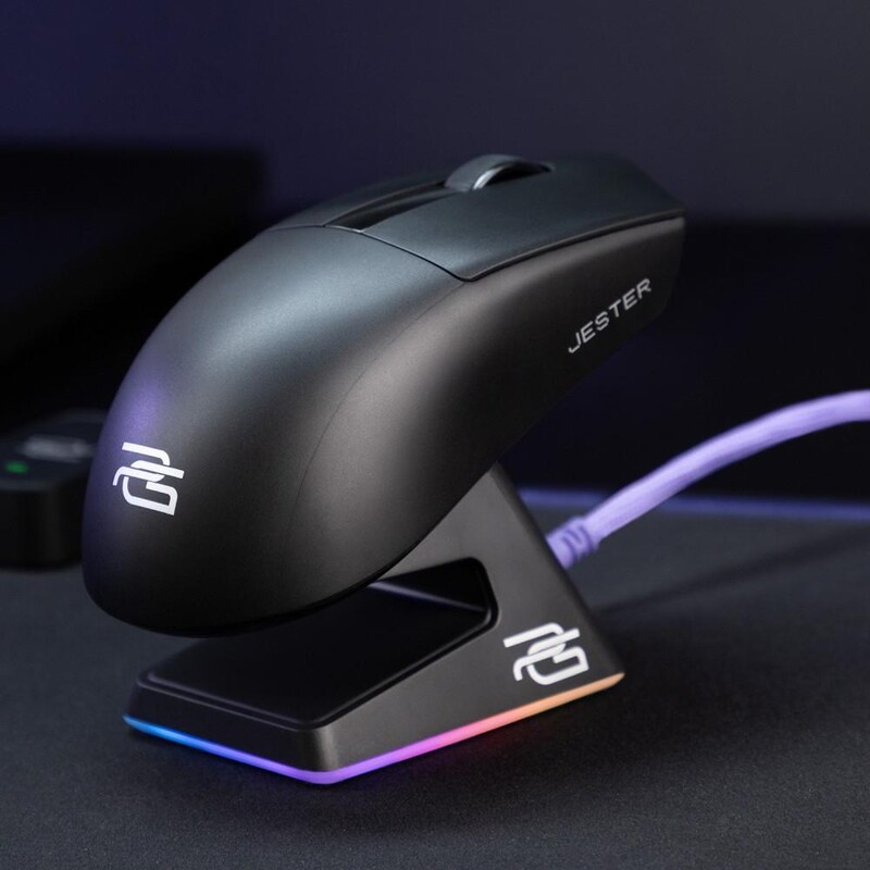 Мышь беспроводная Proove Gaming Jester 8K with Charging Dock Black/Purple (WMJSCD022016)