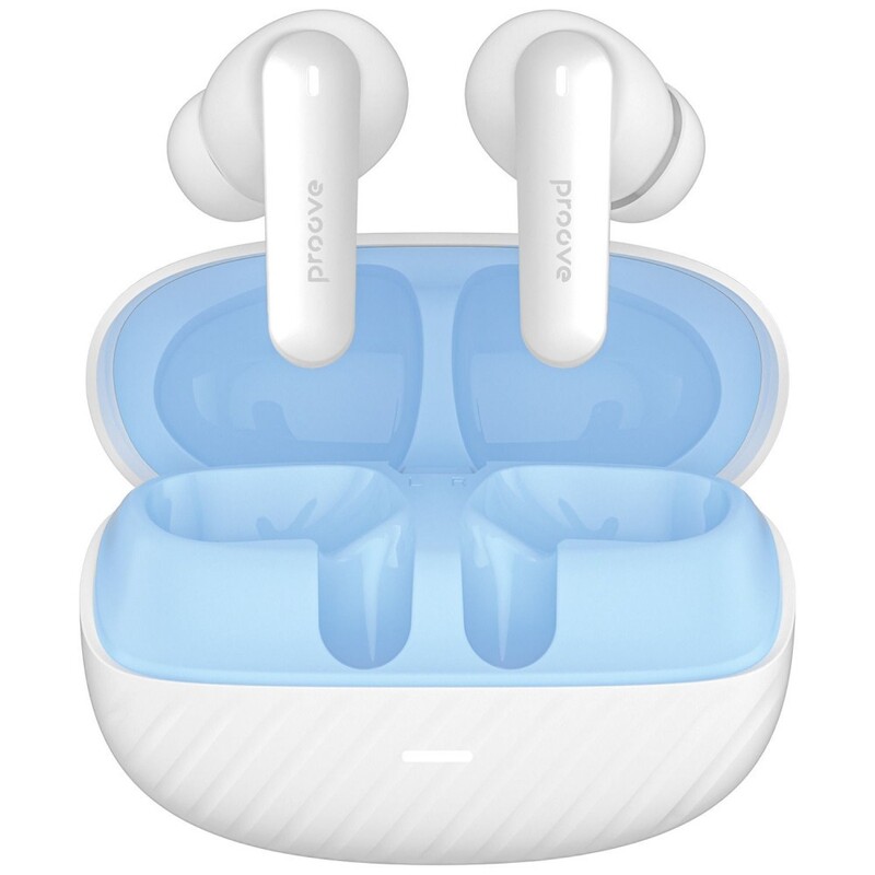Bluetooth-гарнітура Proove Blitz II TWS with Hybrid ANC (APP) White/Blue (TWBL2001AP21)