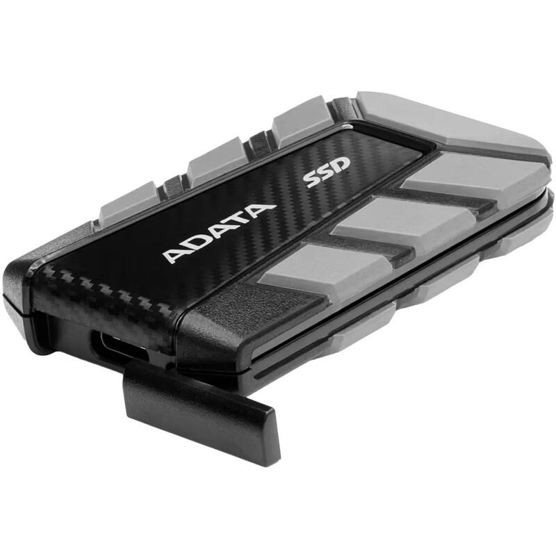 Накопичувач зовнішній SSD USB3.2 Type-C 2TB A-Data SD820 Grey (SD820-2000G-CGY)
