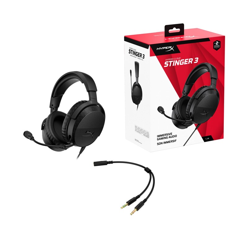 Гарнитура HyperX Cloud Stinger 3 Wired Black (BS1T5AA)