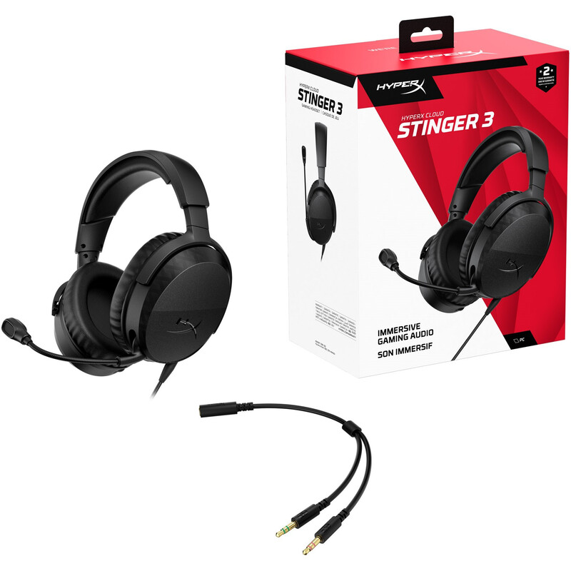 Гарнітура HyperX Cloud Stinger 3 Wired Black (BS1T5AA)