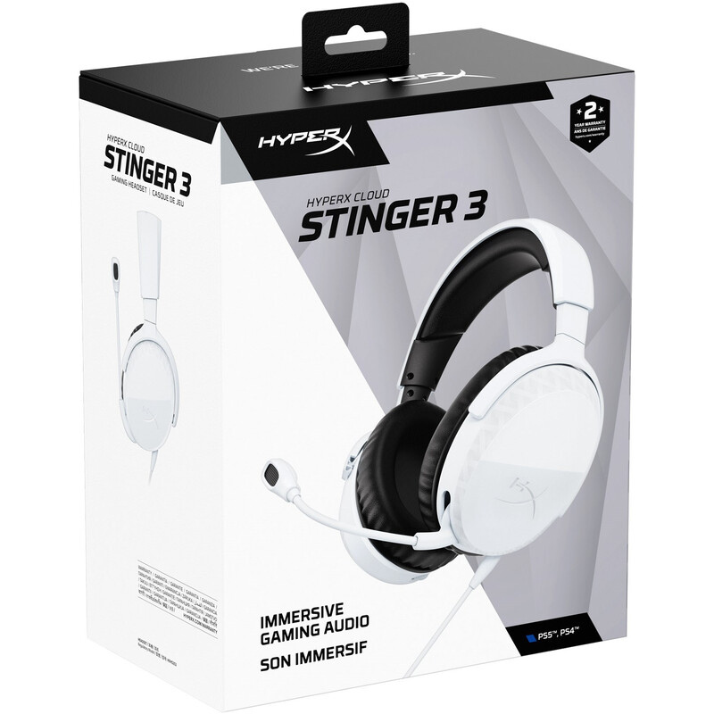 Гарнітура HyperX Cloud Stinger 3 Wired White (BS1T6AA)