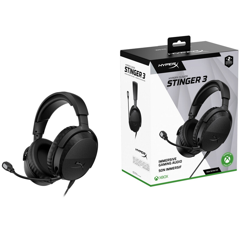 Гарнітура HyperX CloudX Stinger 3 Wired Black for Xbox (BS1T7AA)