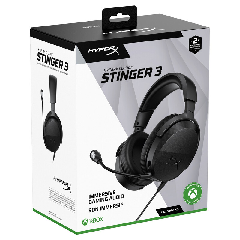Гарнітура HyperX CloudX Stinger 3 Wired Black for Xbox (BS1T7AA)