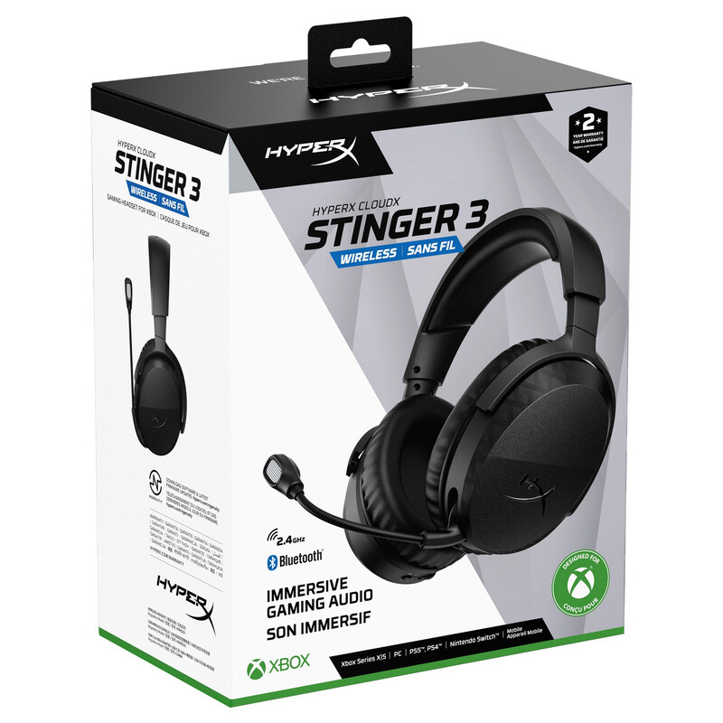 Гарнітура HyperX CloudX Stinger 3 Wireless Black for Xbox (BS1U0AA)