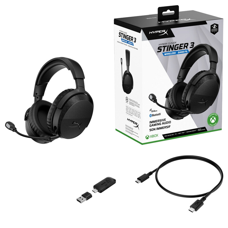 Гарнітура HyperX CloudX Stinger 3 Wireless Black for Xbox (BS1U0AA)