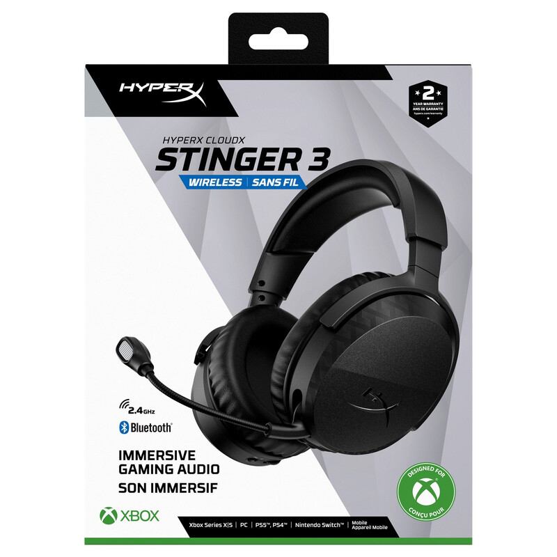 Гарнітура HyperX CloudX Stinger 3 Wireless Black for Xbox (BS1U0AA)