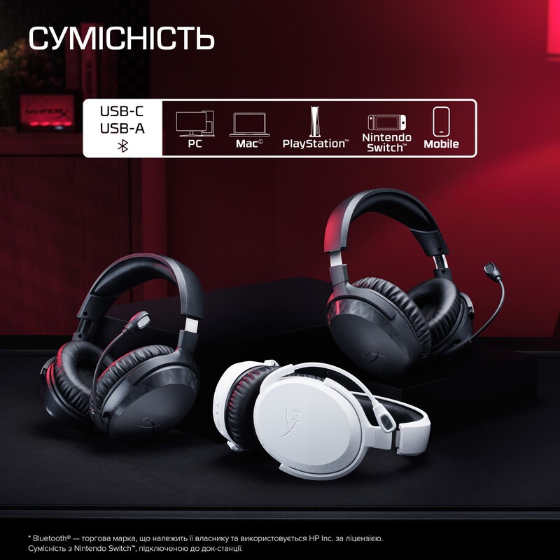 Гарнітура HyperX CloudX Stinger 3 Wireless Black for Xbox (BS1U0AA)