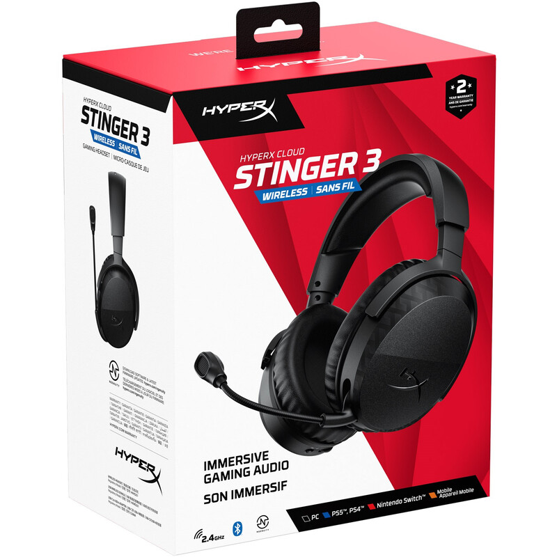 Гарнитура HyperX Cloud Stinger 3 Wireless Black (BS1T8AA)