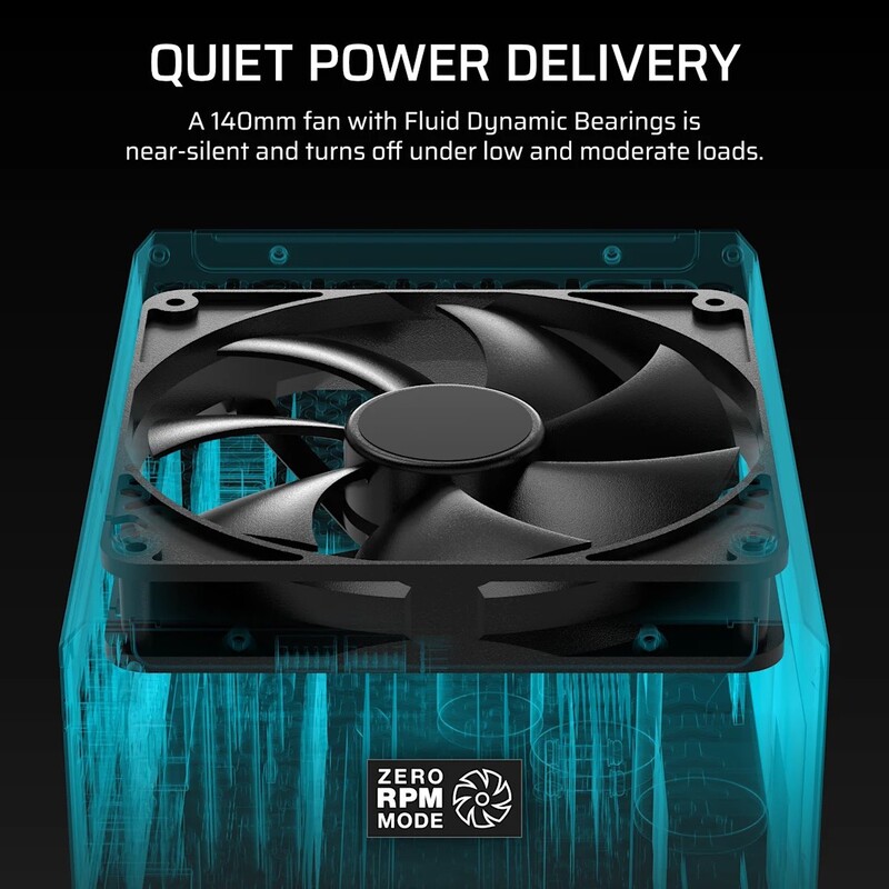 Блок живлення Corsair HX1200i Shift ATX 3.1 1200W (CP-9020267-EU)