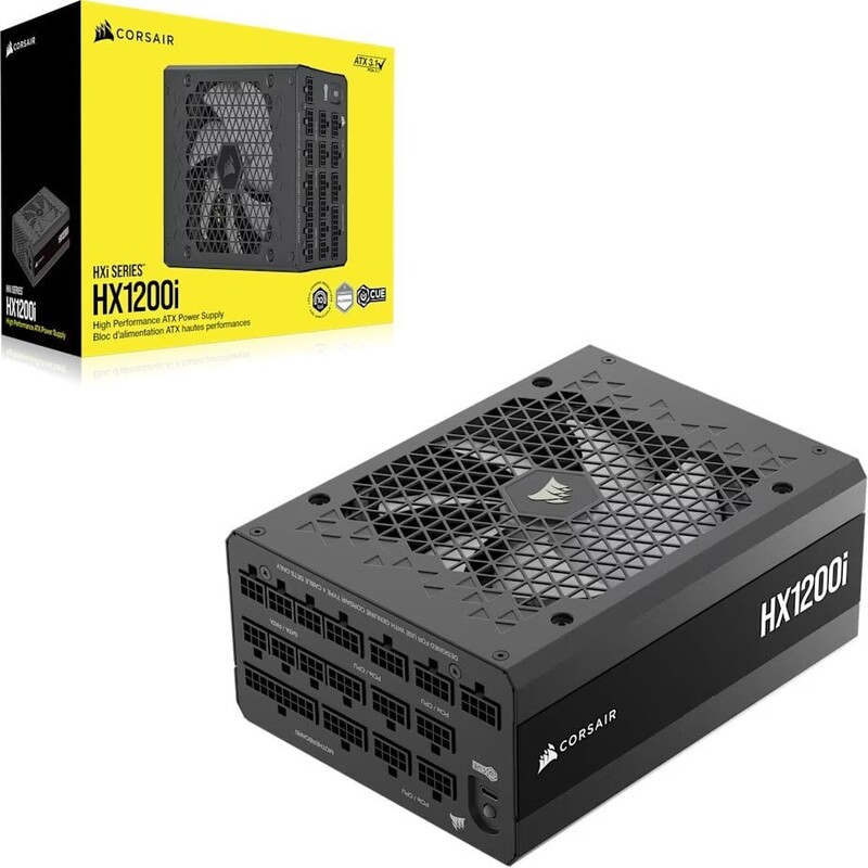 Блок живлення Corsair HX1200i PCIE5 1200W (CP-9020307-EU)