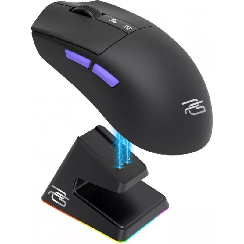 Мышь беспроводная Proove Gaming Superfight Wireless with charging dock Black/Purple (WMSW00122001)