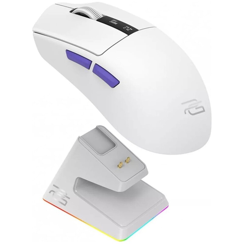 Мышь беспроводная Proove Gaming Superfight Wireless with charging dock White/Purple (WMSW00122002)