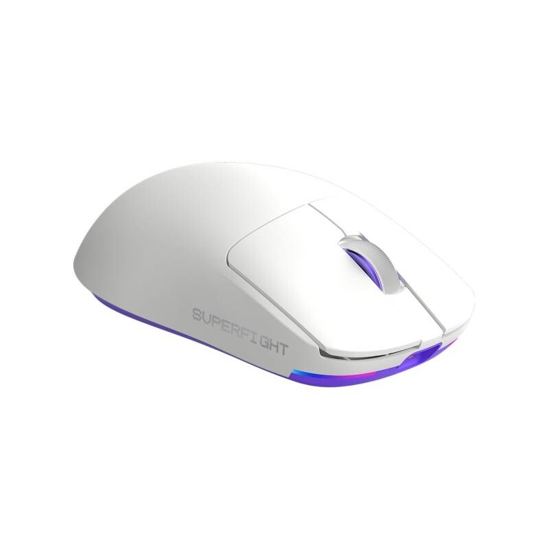 Миша бездротова Proove Gaming Superfight Wireless with charging dock White/Purple (WMSW00122002)