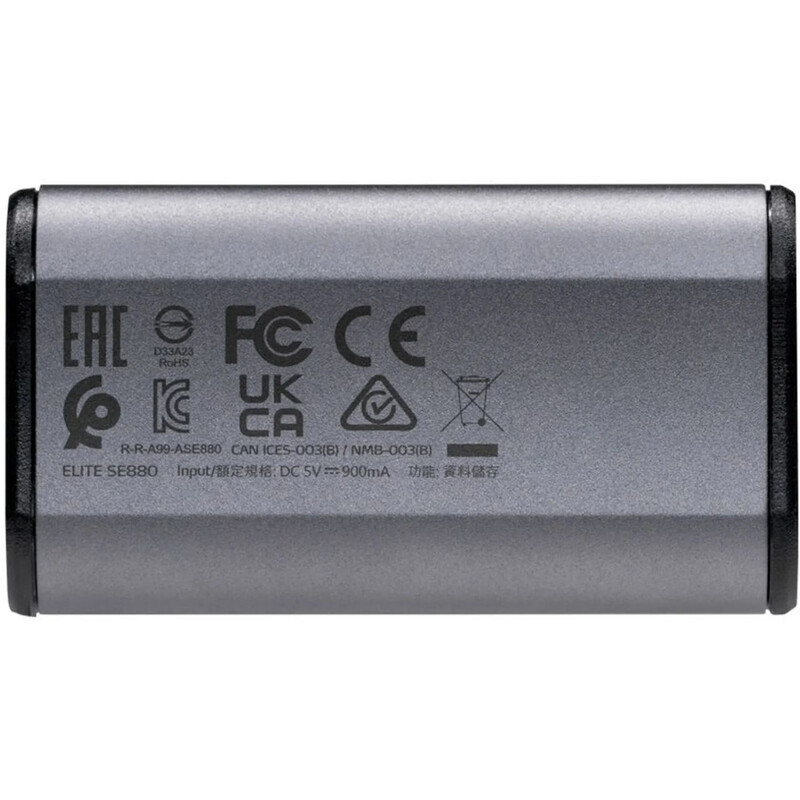 Накопичувач зовнішній SSD USB3.2 Type-C 4TB A-Data Elite SE880 Titanium Grey (AELI-SE880-4TCGY)