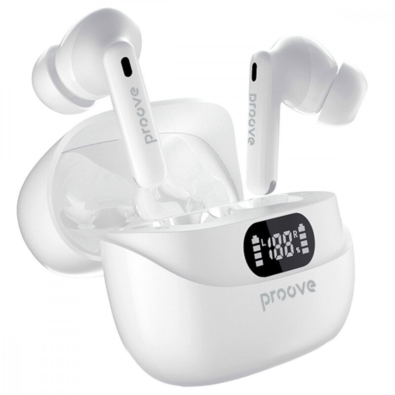 Bluetooth-гарнітура Proove Digital Pro TWS with ANC (APP) White (TWAP54002202)
