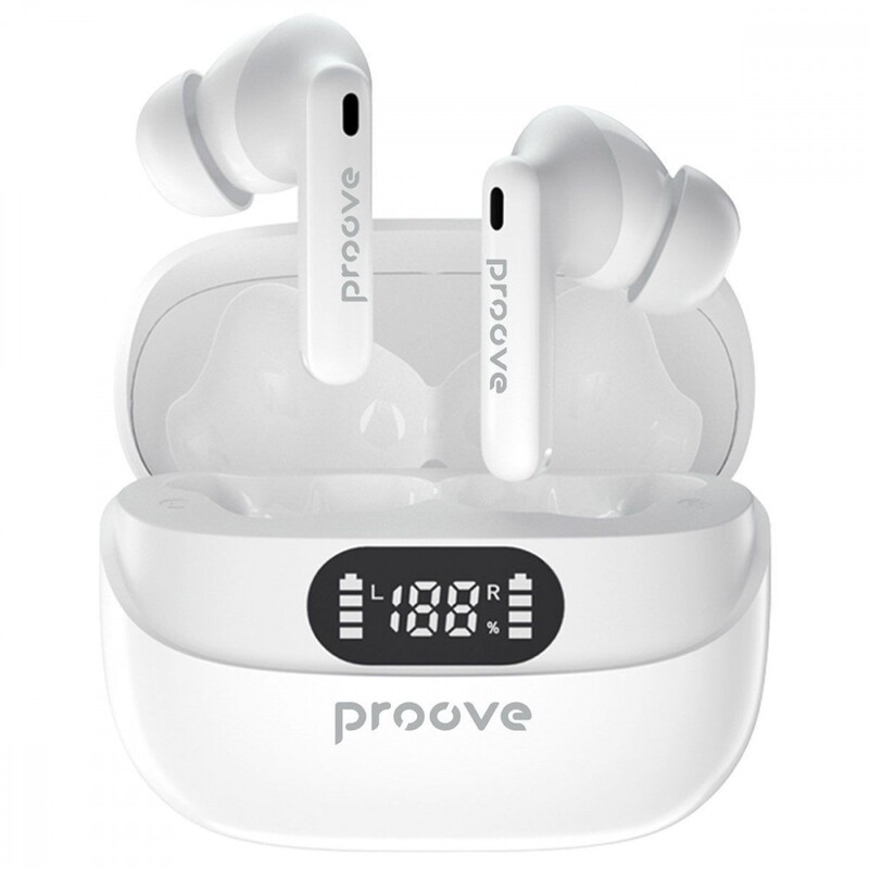 Bluetooth-гарнітура Proove Digital Pro TWS with ANC (APP) White (TWAP54002202)