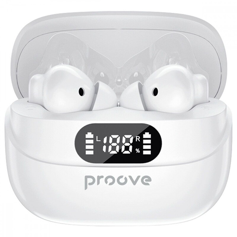 Bluetooth-гарнітура Proove Digital Pro TWS with ANC (APP) White (TWAP54002202)