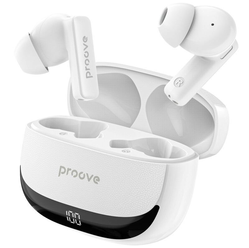 Bluetooth-гарнітура Proove Dreamer TWS with ANC (APP) White (TWDM0001AP02)