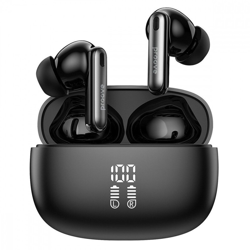 Bluetooth-гарнітура Proove Intro Pro TWS with ANC (APP) Obsidian Black (TWIP0001AP15)