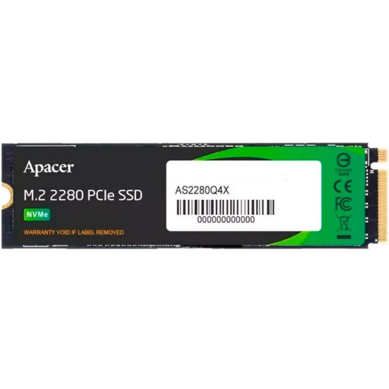 Накопитель SSD 2TB Apacer AS2280Q4X M.2 2280 PCIe 4.0 x4 3D NAND (AP2TBAS2280Q4X-1)