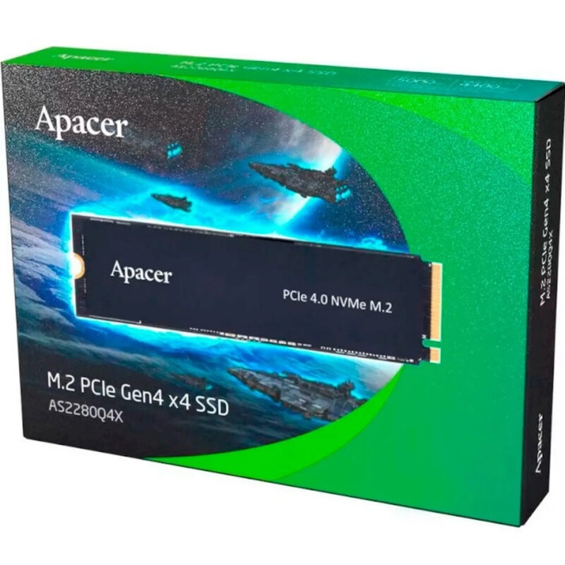 Накопитель SSD 2TB Apacer AS2280Q4X M.2 2280 PCIe 4.0 x4 3D NAND (AP2TBAS2280Q4X-1)