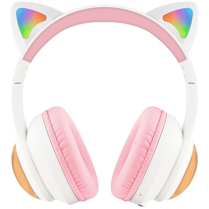 Bluetooth-гарнітура Proove Kids LumiCat (APP) White/Pink (HPLC0001AP25)