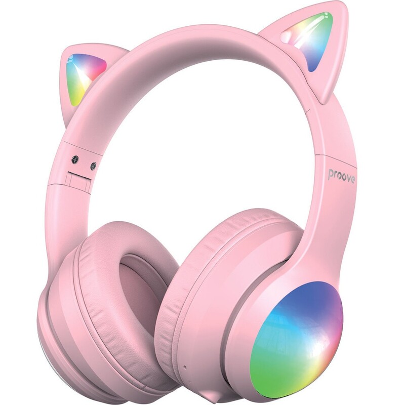 Bluetooth-гарнітура Proove Kids LumiCat (APP) Pink (HPLC0001AP27)