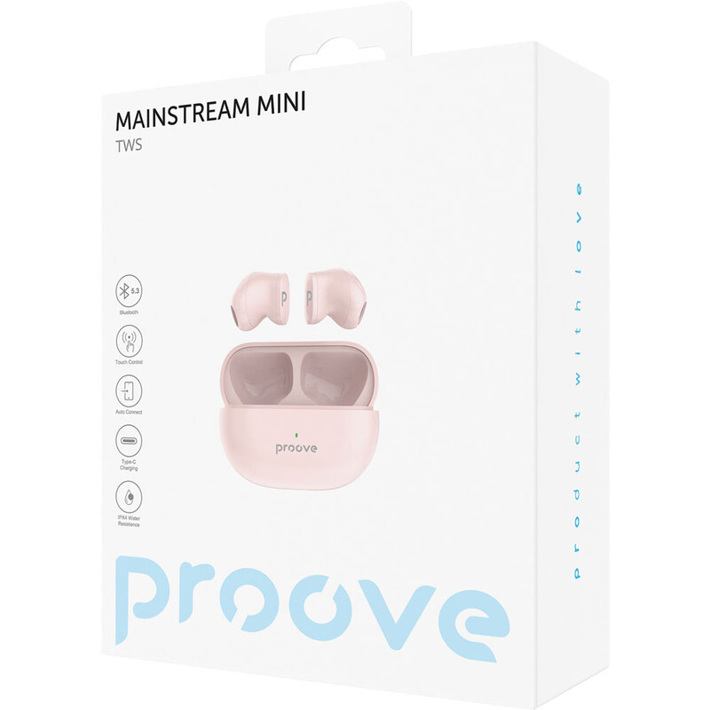 Bluetooth-гарнітура Proove Mainstream Mini TWS Peach (TWMM00010014)