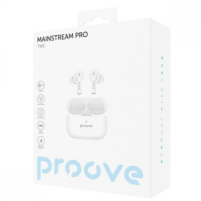 Bluetooth-гарнитура Proove Mainstream Pro TWS (APP) White (TWMSP001AP02)
