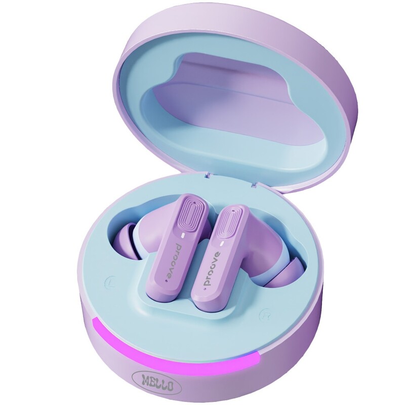 Bluetooth-гарнітура Proove Mello TWS with ANC (APP) Cotton Candy (TWML0001AP24)